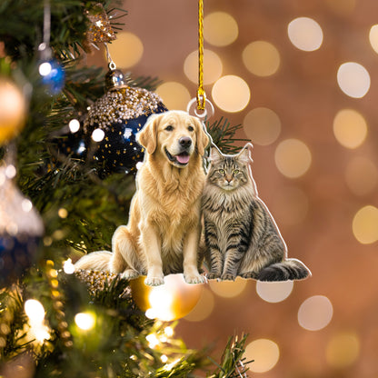 Personalized Photo Christmas Ornament, 2 Sides Printed Custom Cutout Picture Ornament, Personalized Photo Keepsake, Christmas Tree Gift