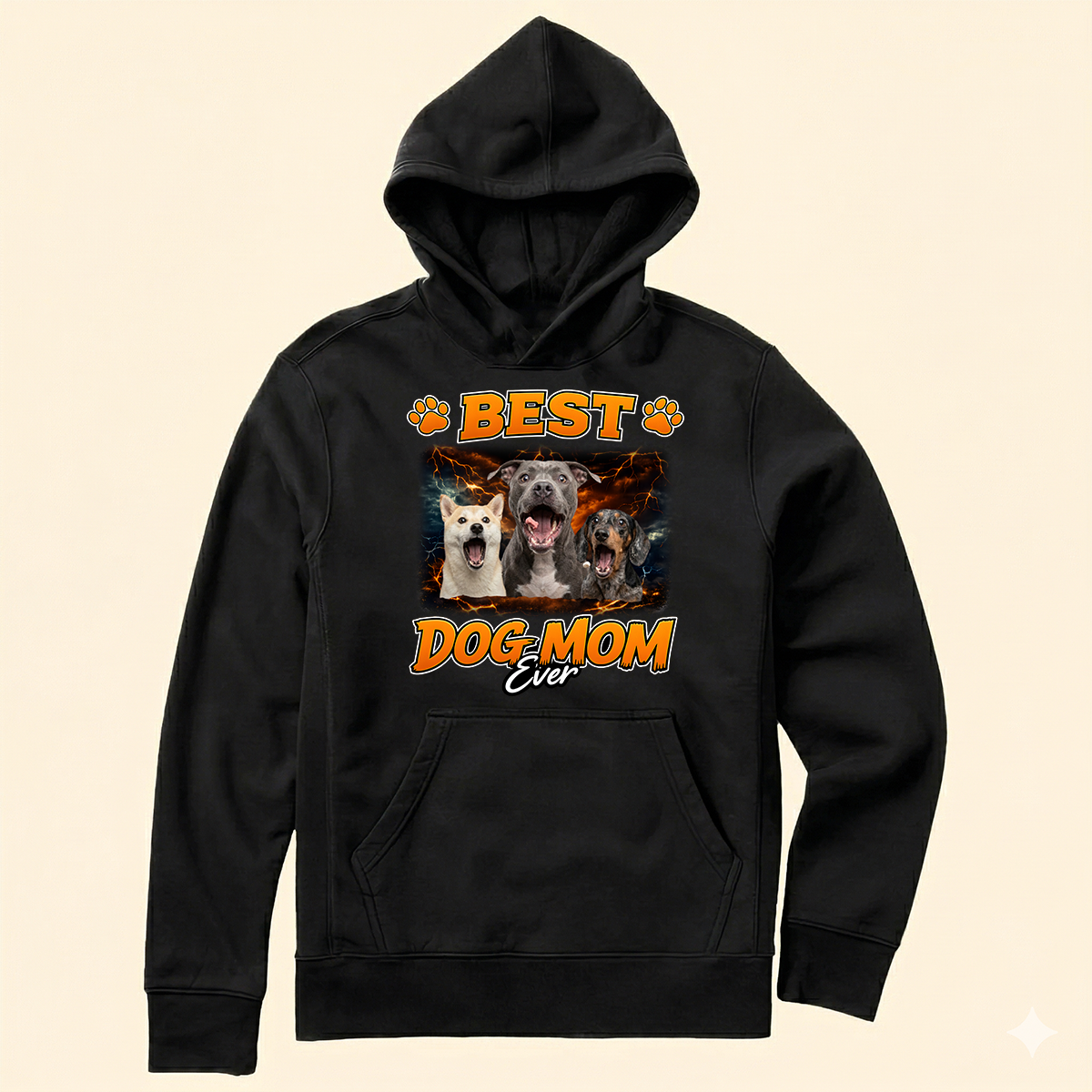Best Dog Mom Ever - Personalized Photo Shirt