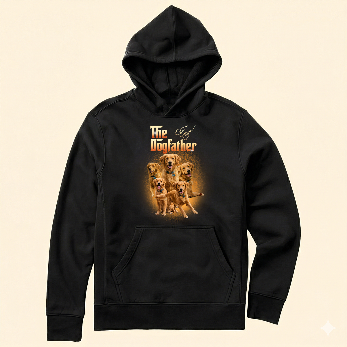 Personalized The Dogfather Shirt Custom Multiple Photo Collage Gift For Every Dog Lover