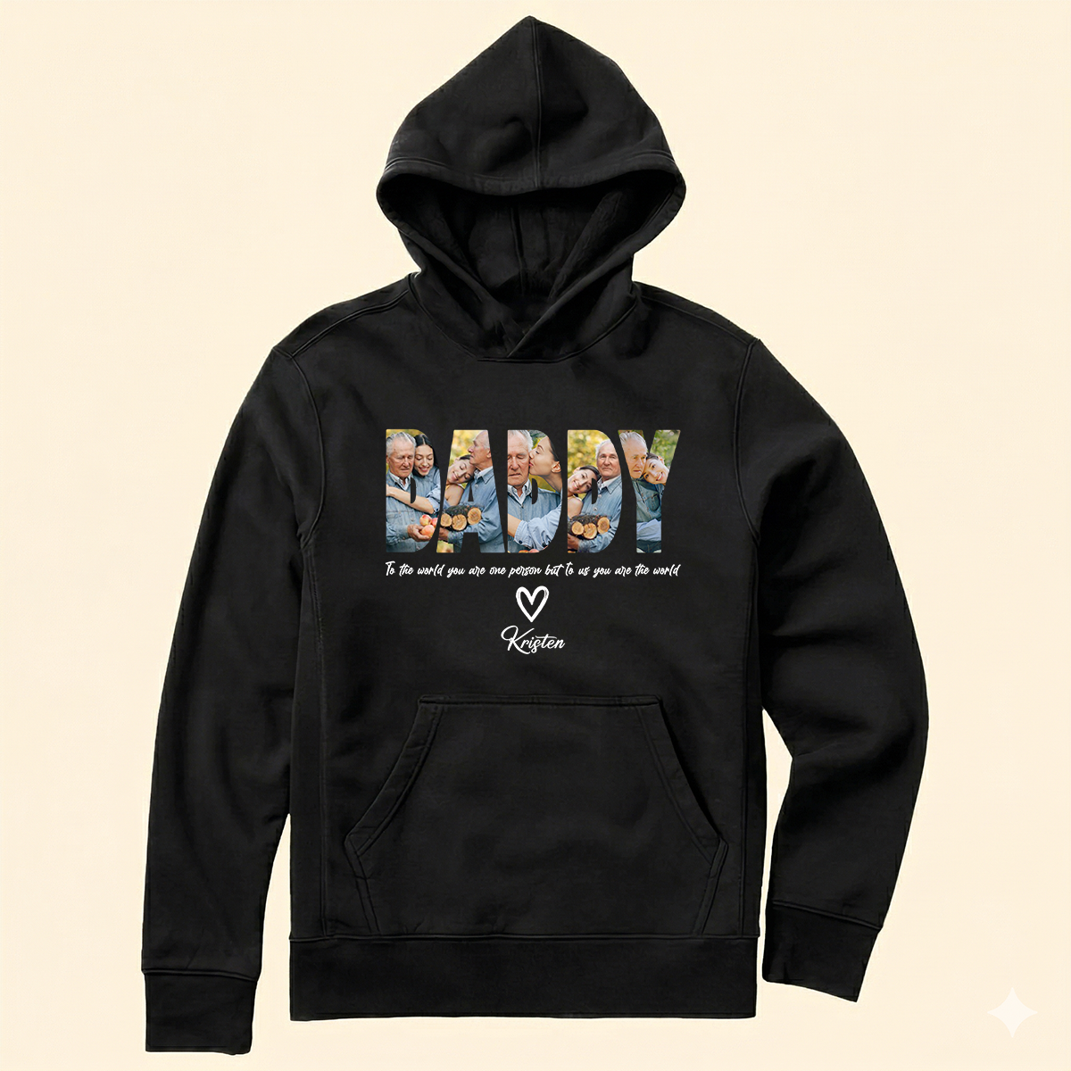 Personalized daddy custom photo and name shirt