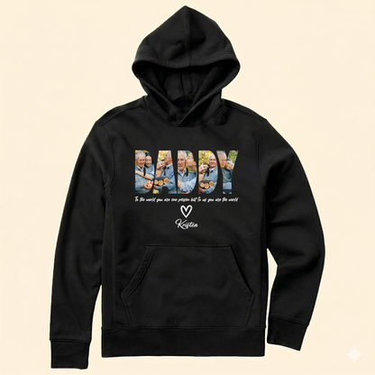 Personalized daddy custom photo and name shirt